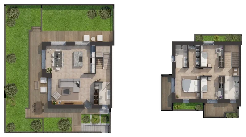 Planimetria Villa 01 — villa in vendita a Sovico, VICUS Urban Villas