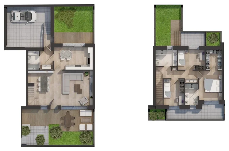 Planimetria Villa 05 — villa su due livelli a Sovico, VICUS Urban Villas